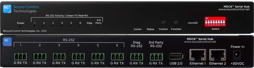 SCT Launches MDC6 Serial Hub to Simplify Multi-Device Monitoring, Diagnostics, and Control with Native Cisco Control Hub Integration